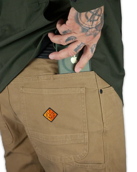 OFF THE GRID TRAILBLAZER BOOT CUT PANTS - COYOTE