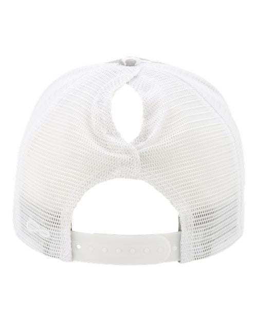 Women's Gray/White Cow Modern Trucker Cap - CHARLIE