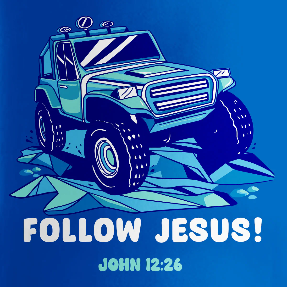 Kerusso 12 oz Sport Bottle Follow Jesus