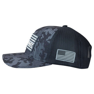 HOLD FAST Dark Grey Desert Camo Men’s Cap