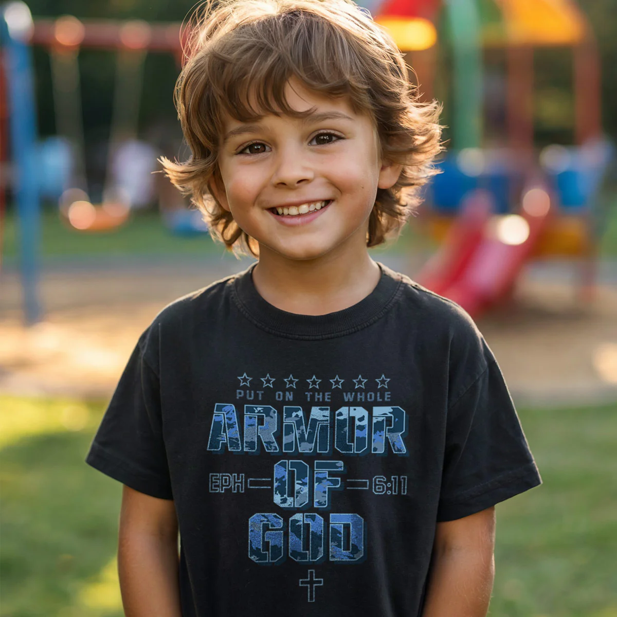 Kerusso Kids T-Shirt Armor Camo