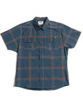 OFF THE GRID JACK KNIFE SS SHIRT - DK GRAY BLUE