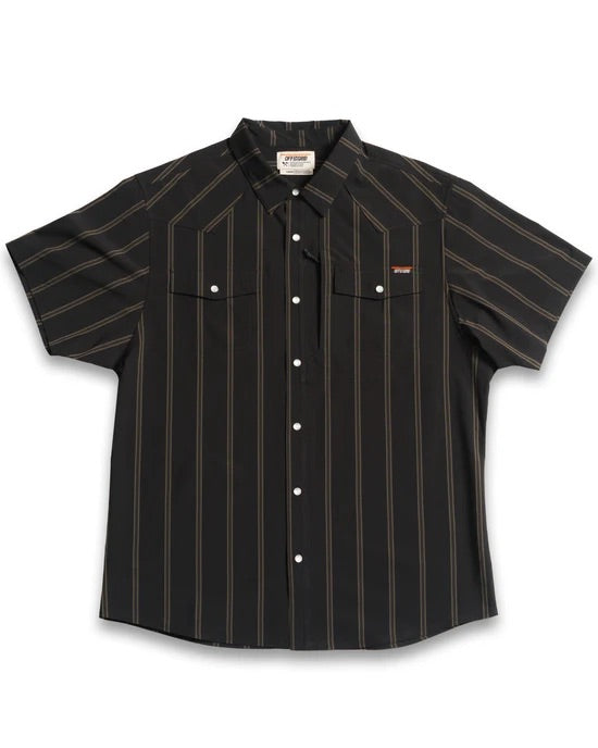 OFF THE GRID DARYLL SS SHIRT - VINTAGE BLACK