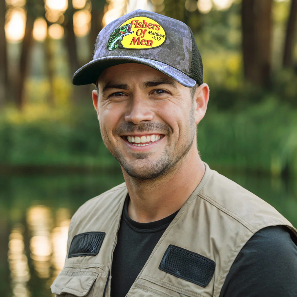 Kerusso Mens Cap Fishers Of Men Camo