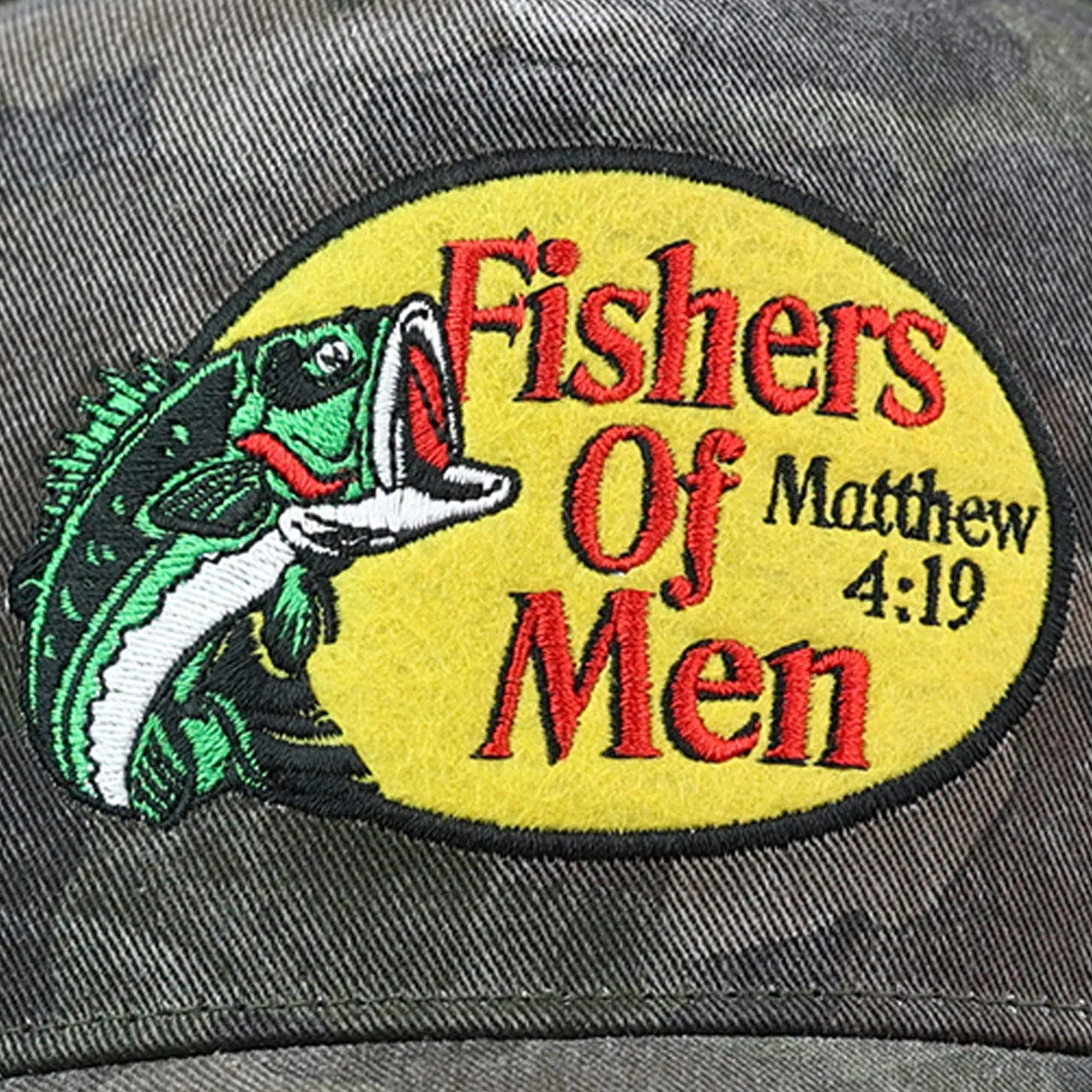 Kerusso Mens Cap Fishers Of Men Camo