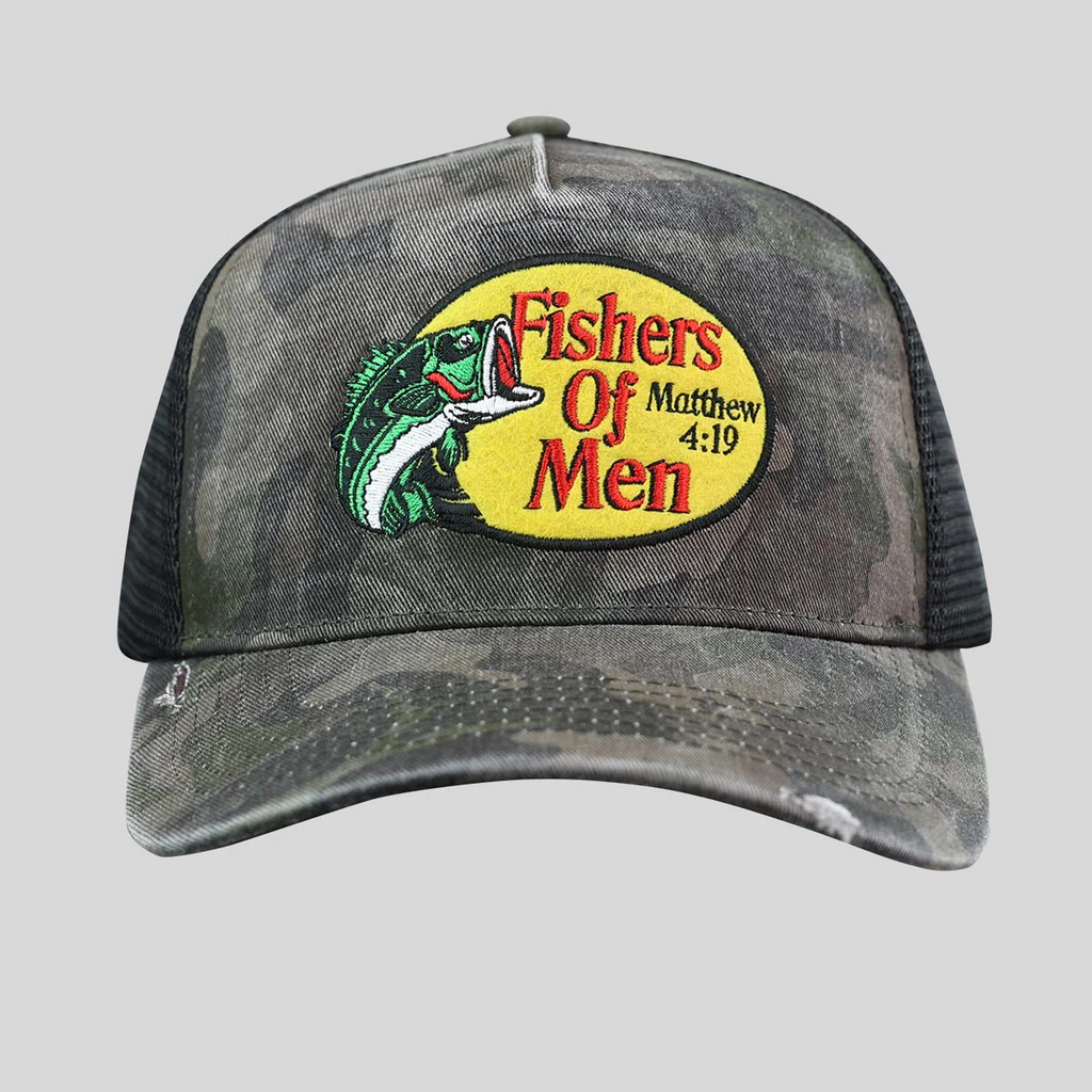 Kerusso Mens Cap Fishers Of Men Camo