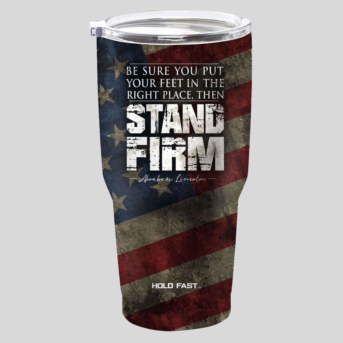 Kerusso Lincoln Flag 30 oz Stainless Steel Tumbler