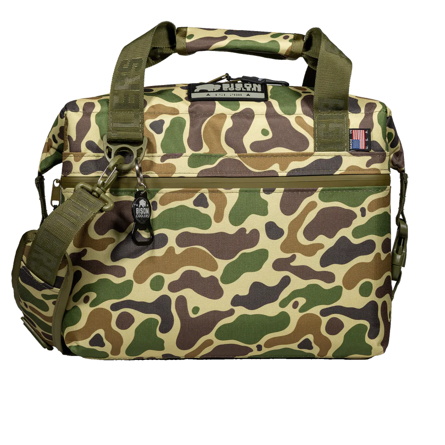 Bison 12 Can - Duck Camo SoftPak Cooler