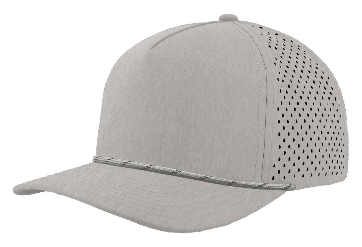 Boggy Creek Zapped BLACKHAWK R+ Heather Grey-Grey twisted rope Black Storm Patch