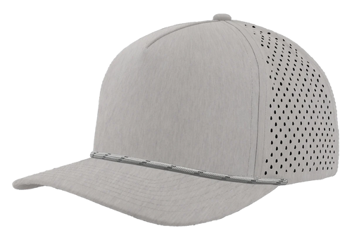 Boggy Creek Zapped BLACKHAWK R+ Heather Grey-Grey twisted rope Black Storm Patch