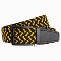 NexBelt Braided Black & Gold Golf Ratchet Belt 1.38"