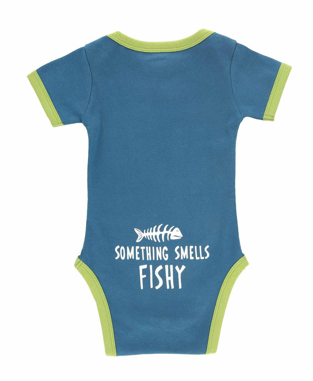 Lazy One Fishing Buddy Creeper Onesie