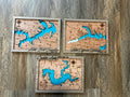 10x14 Texas Lake Plaques 3D
