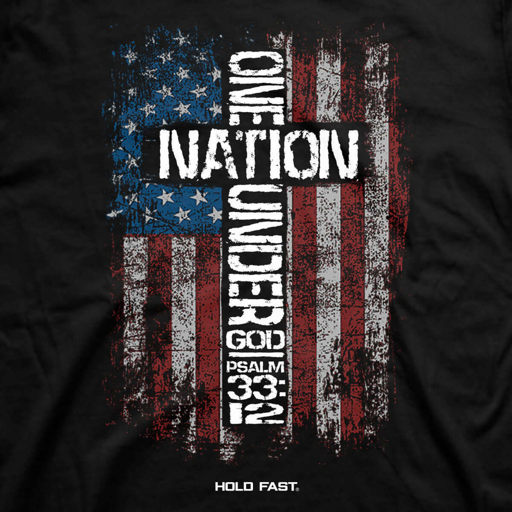 HOLD FAST One Nation Under God Men's T-Shirt