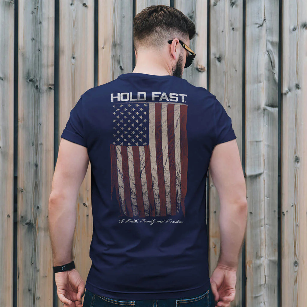 HOLD FAST Battle Flag Men's T-Shirt