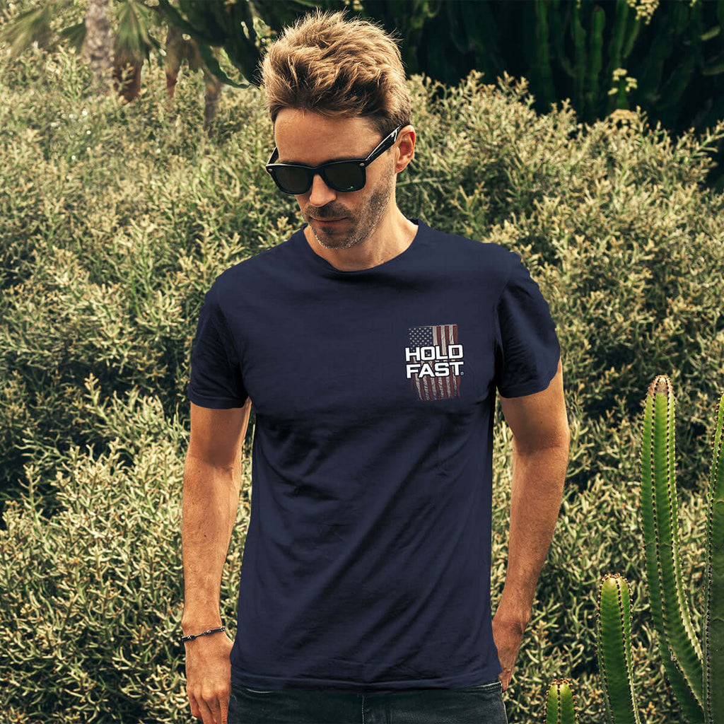 HOLD FAST Battle Flag Men's T-Shirt