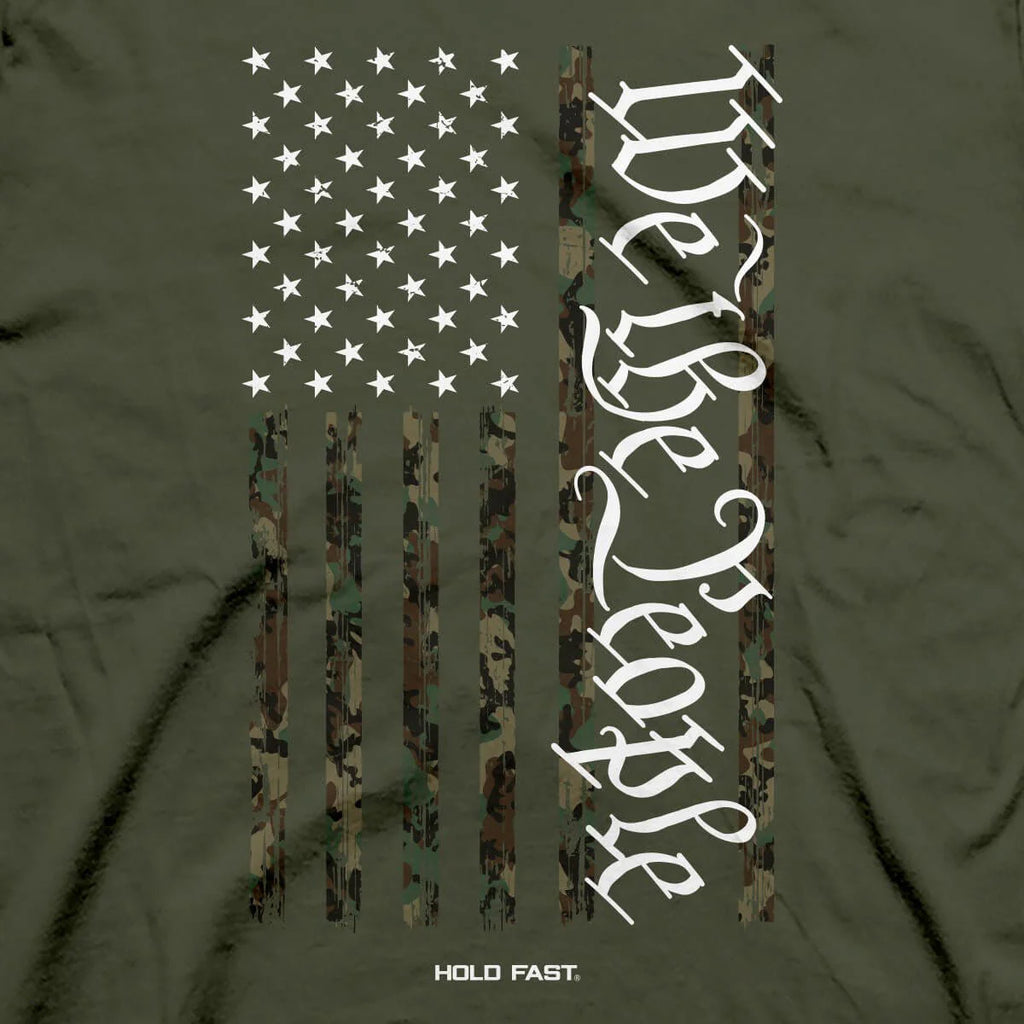 HOLD FAST We The People Camo Men's T-Shirt