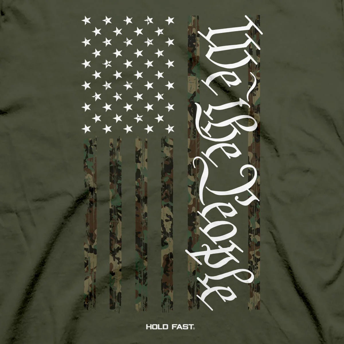 HOLD FAST We The People Camo Men's T-Shirt