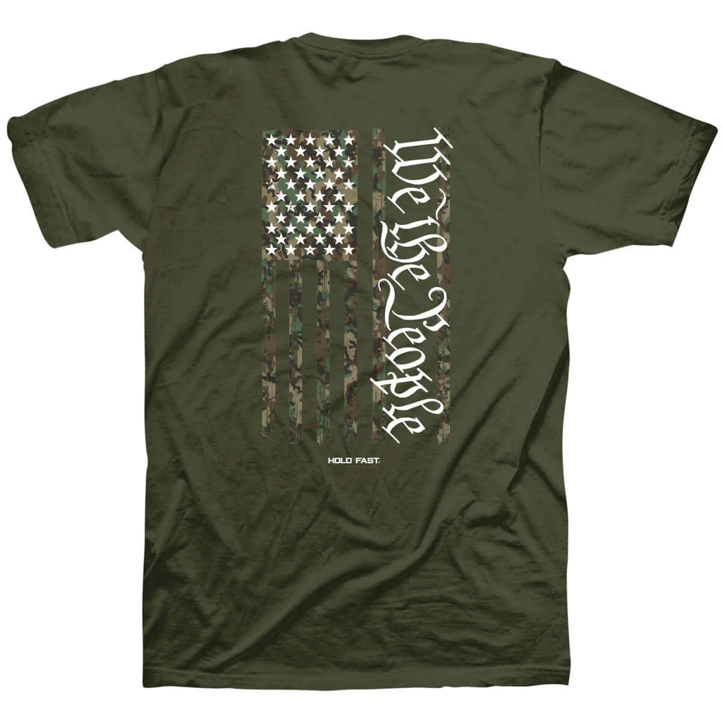 HOLD FAST We The People Camo Men's T-Shirt