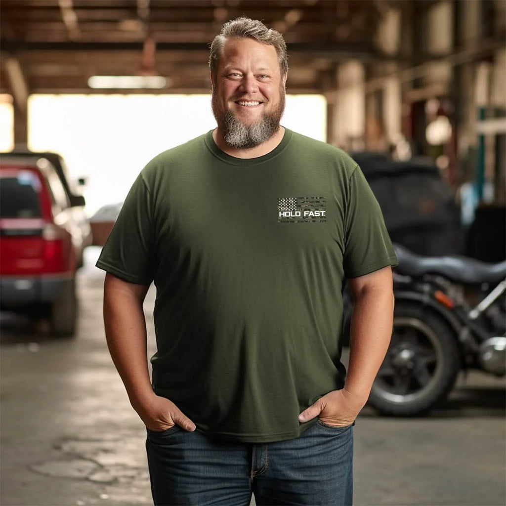 HOLD FAST We The People Camo Men's T-Shirt