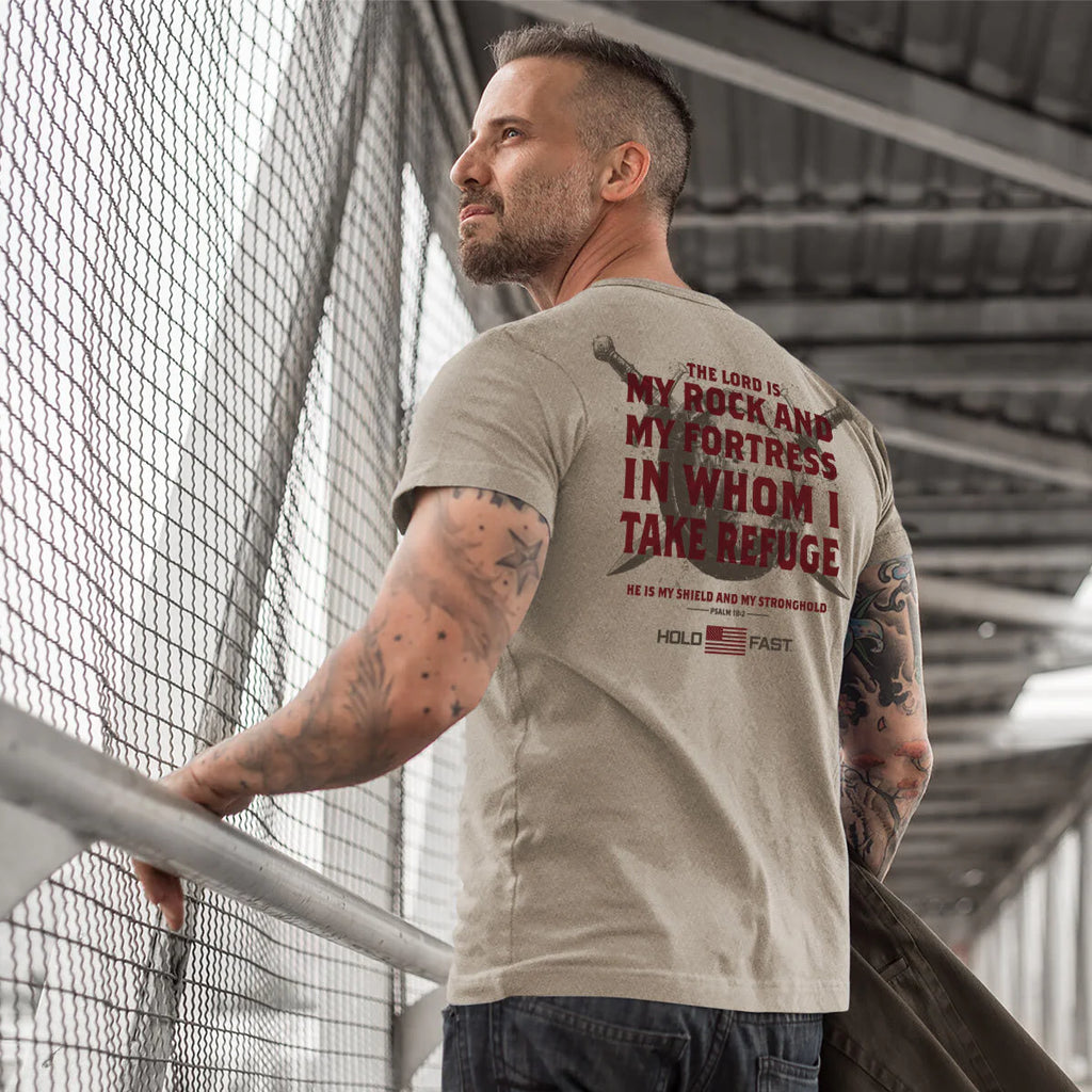HOLD FAST Fortress Shield Men's T-Shirt