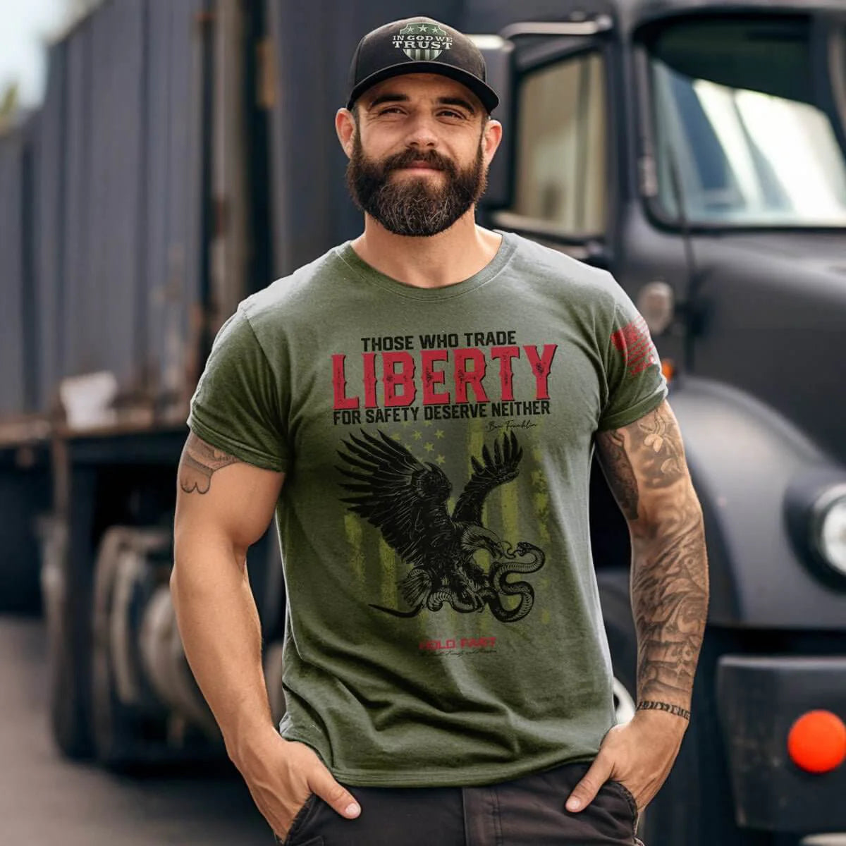 HOLD FAST Liberty Eagle Men's T-Shirt