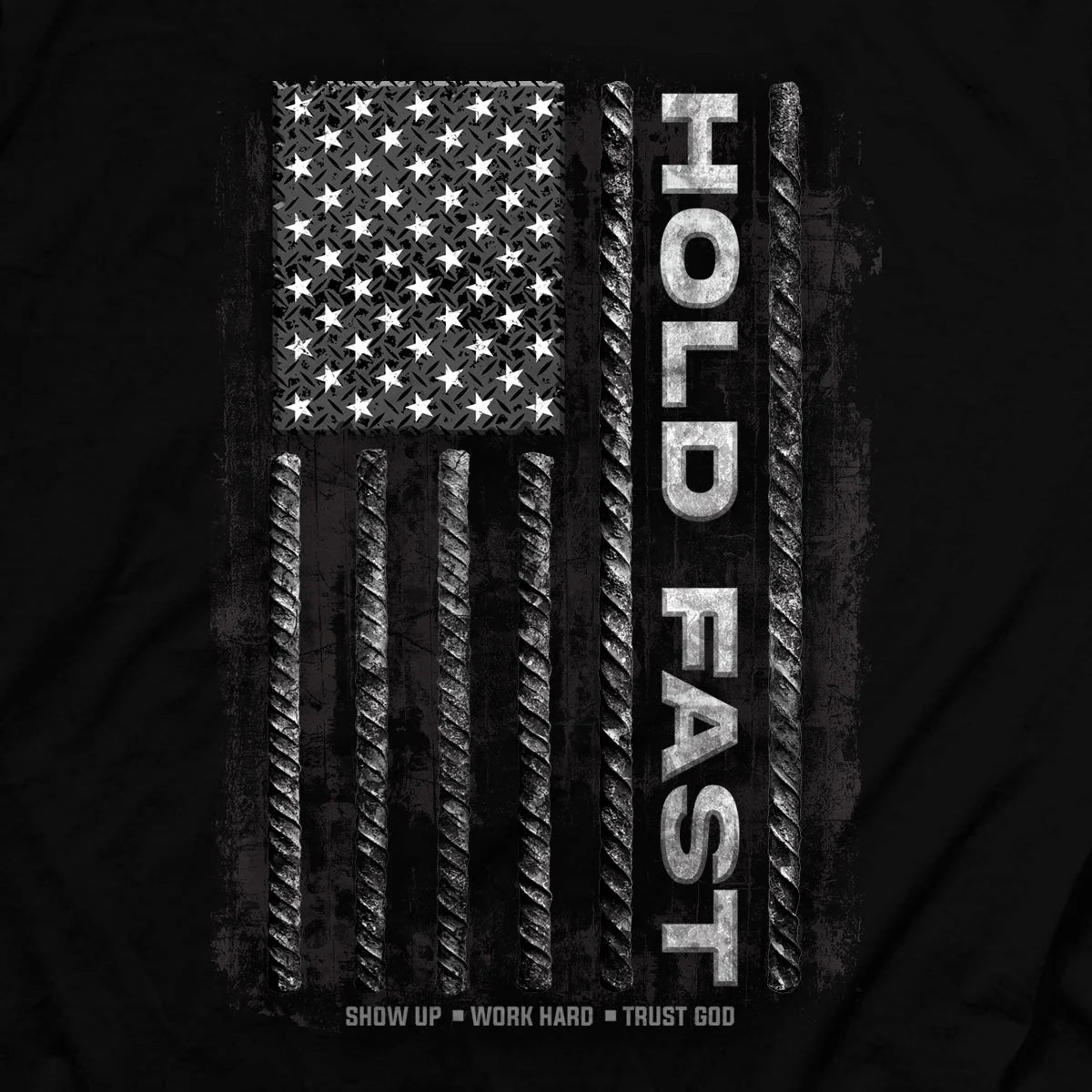 HOLD FAST Rebar Flag Men's T-Shirt