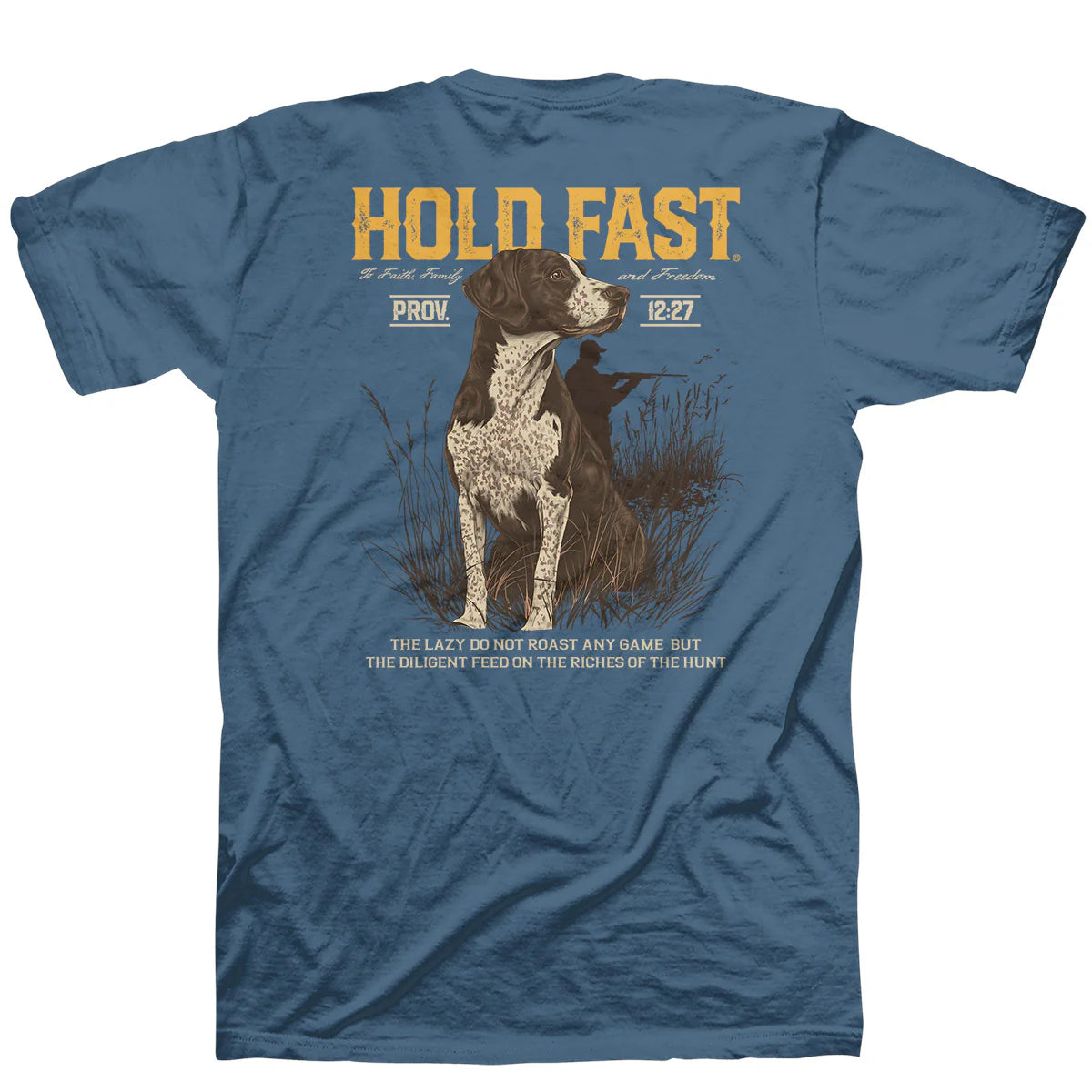 HOLD FAST Hunting Dog Men's T-Shirt