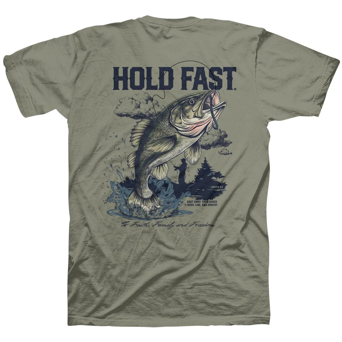 HOLD FAST Fishing Men's T-Shirt