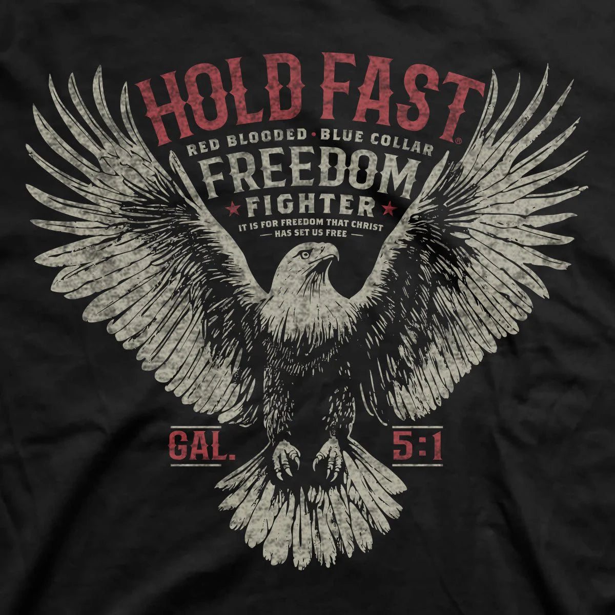 HOLD FAST Freedom Fighter Eagle Men's T-Shirt