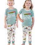 Lazy One Reel Tired Kid's Short Sleeve PJ's