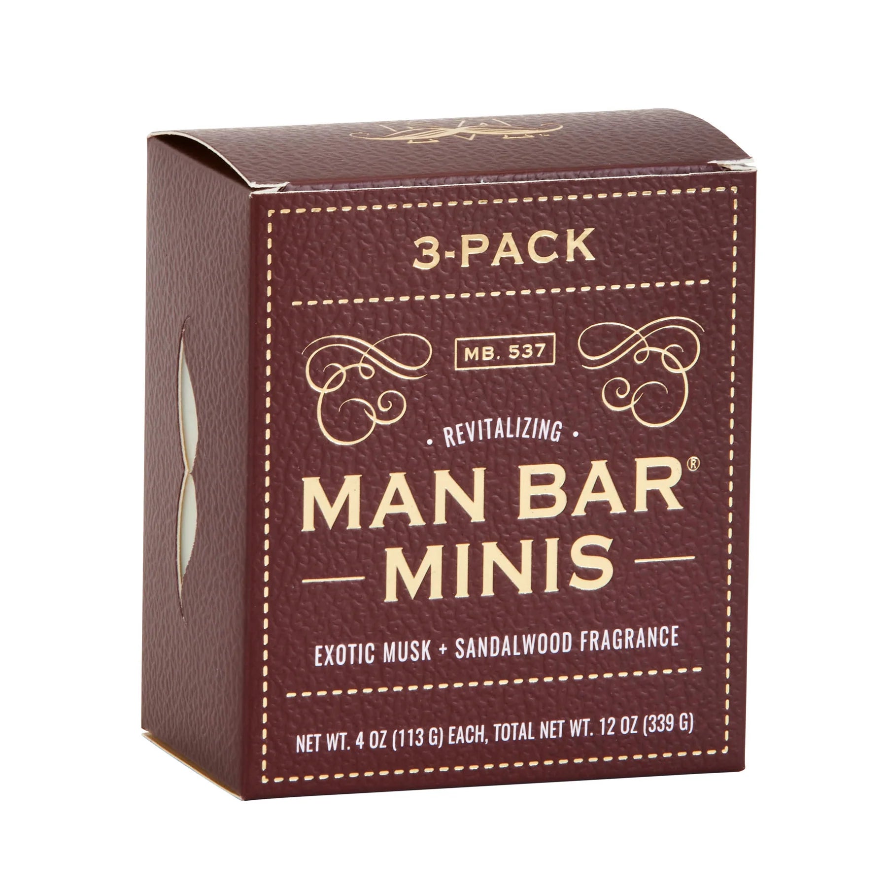 Man Bar Mini 3 Pack Exotic Musk & Sandalwood
