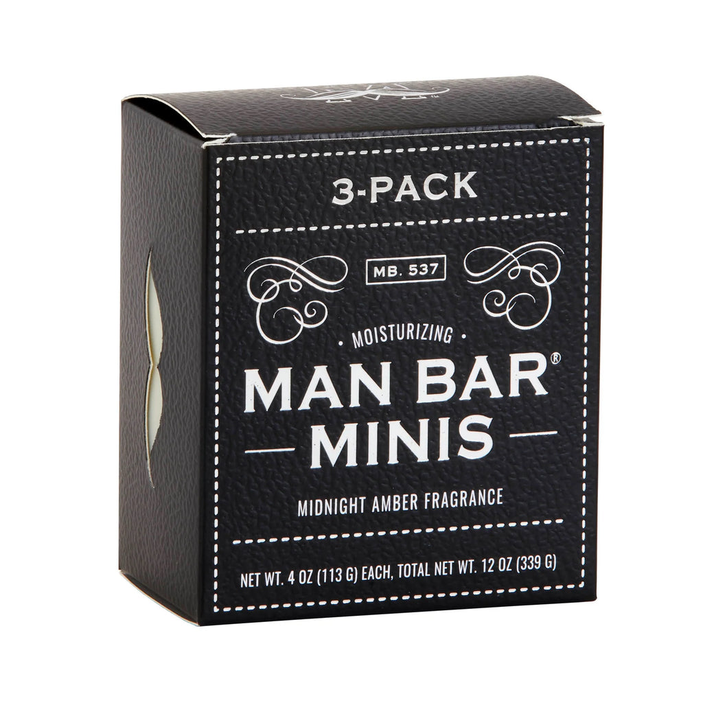 Man Bar Mini 3 Pack Midnight Amber