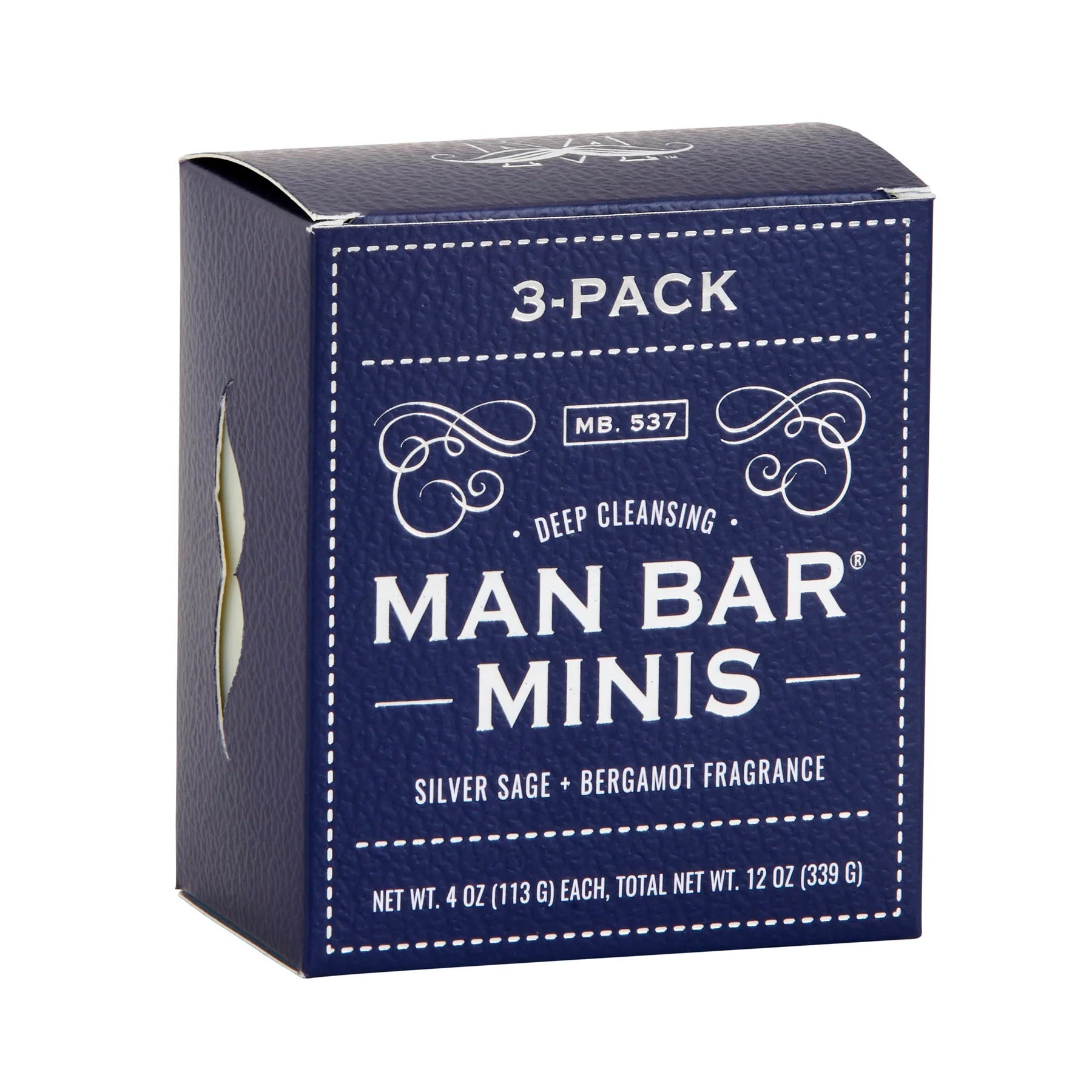 Man Bar Mini 3 Pack Silver Sage & Bergamot
