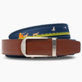 NexBelt Hunter Navy Outdoor Ribbon Ratchet Belt 1.38"