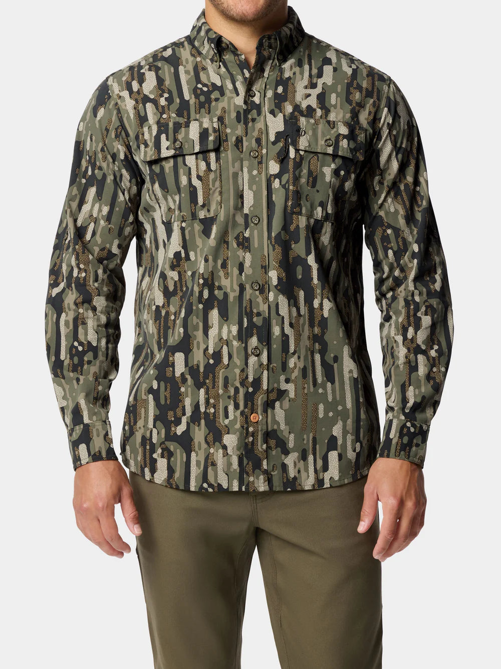 Duck Camp Lightweight Hunting Shirt Long Sleeve Woodland