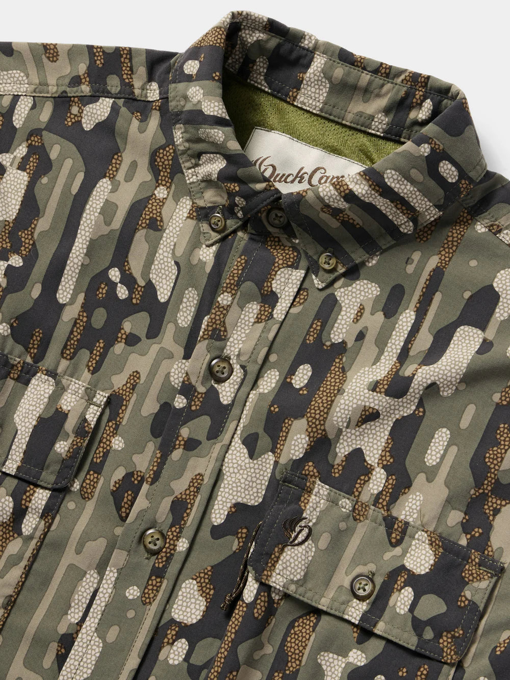 Duck Camp Lightweight Hunting Shirt Long Sleeve Woodland