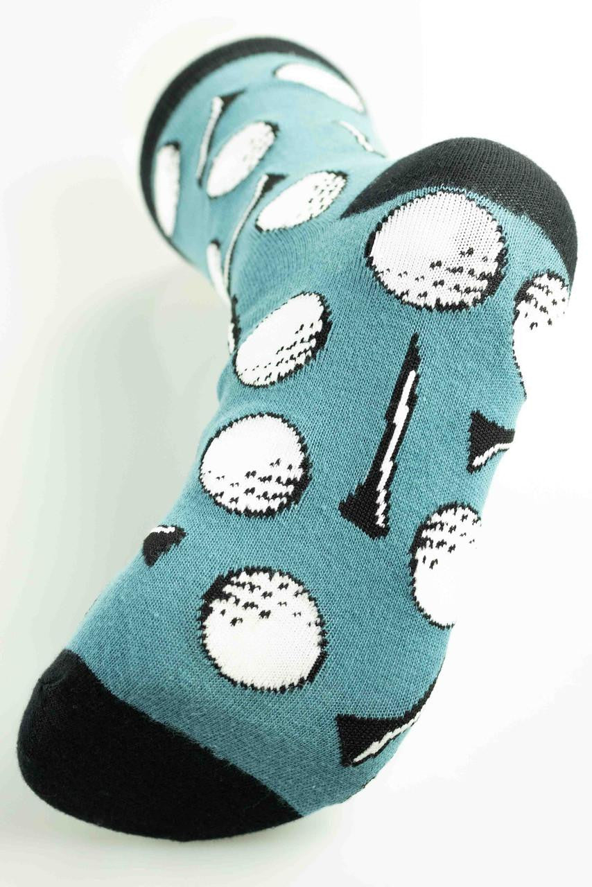 Lazy One Golf Ball Crew Sock XL