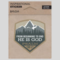 Kerusso He is God Sticker