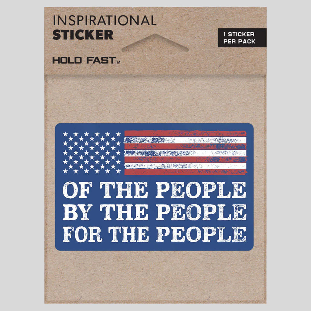 HOLD FAST Sticker Of The People