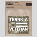 HOLD FAST Sticker Thank A Veteran