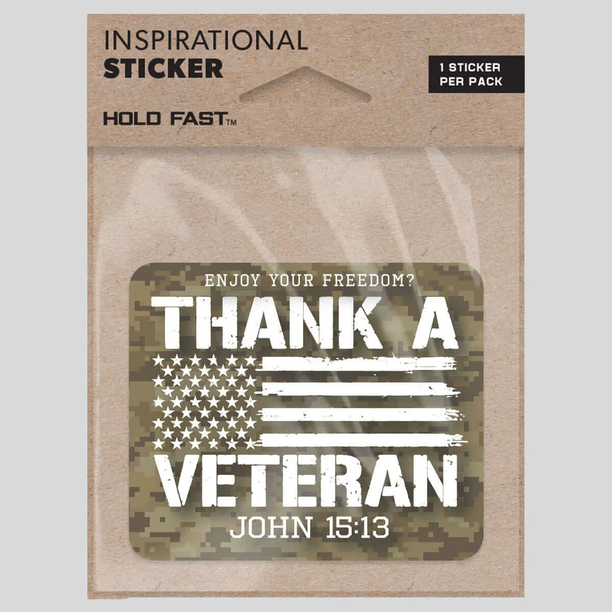 HOLD FAST Sticker Thank A Veteran