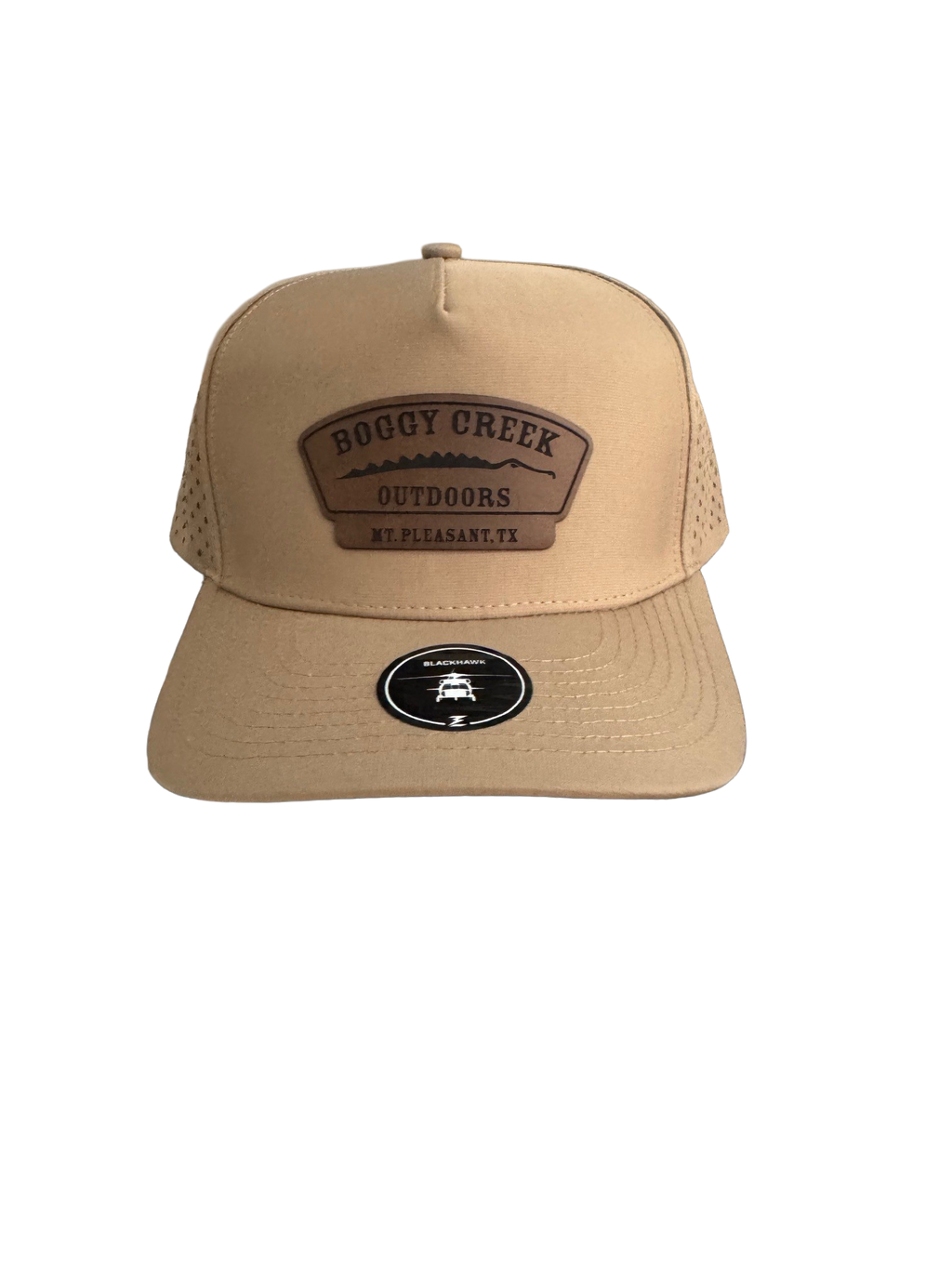 Boggy Creek Zapped Blackhawk Khaki with Brown Patch