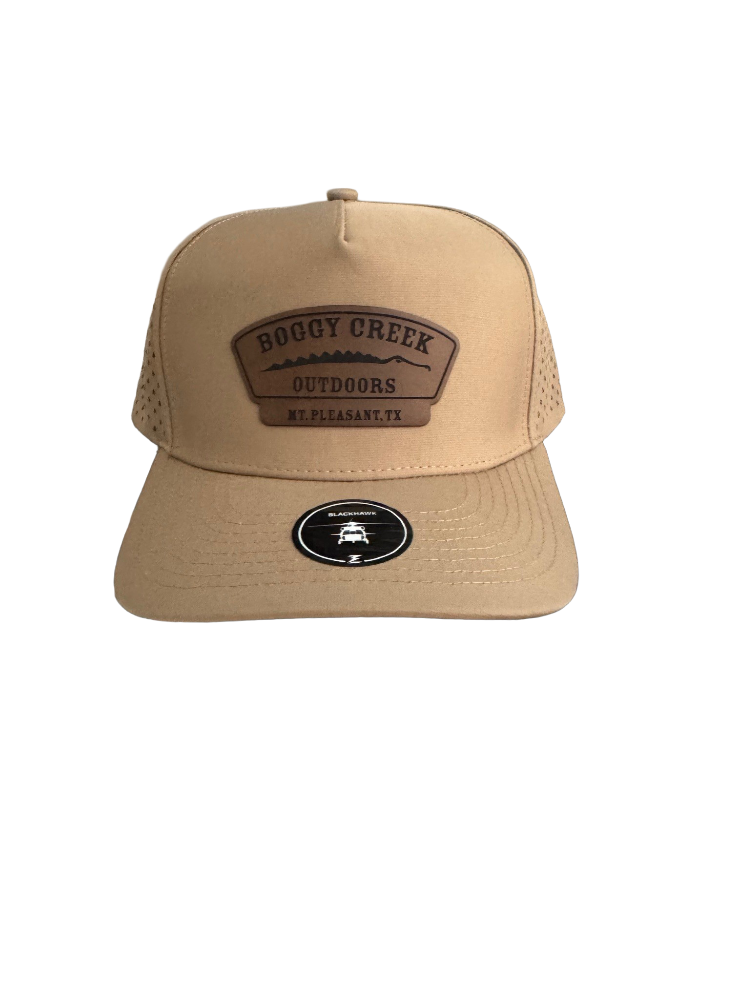 Boggy Creek Zapped Blackhawk Khaki with Brown Patch