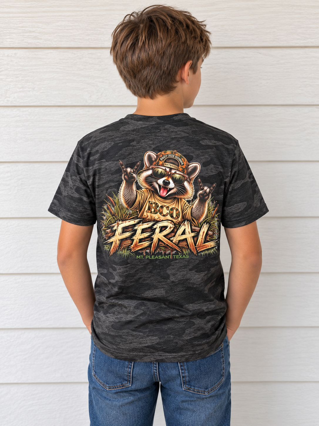 BCO Feral Raccoon Youth Shirt