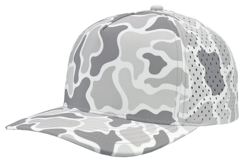 Boggy Creek Zapped Blackhawk R+ Old school snow camo Cap